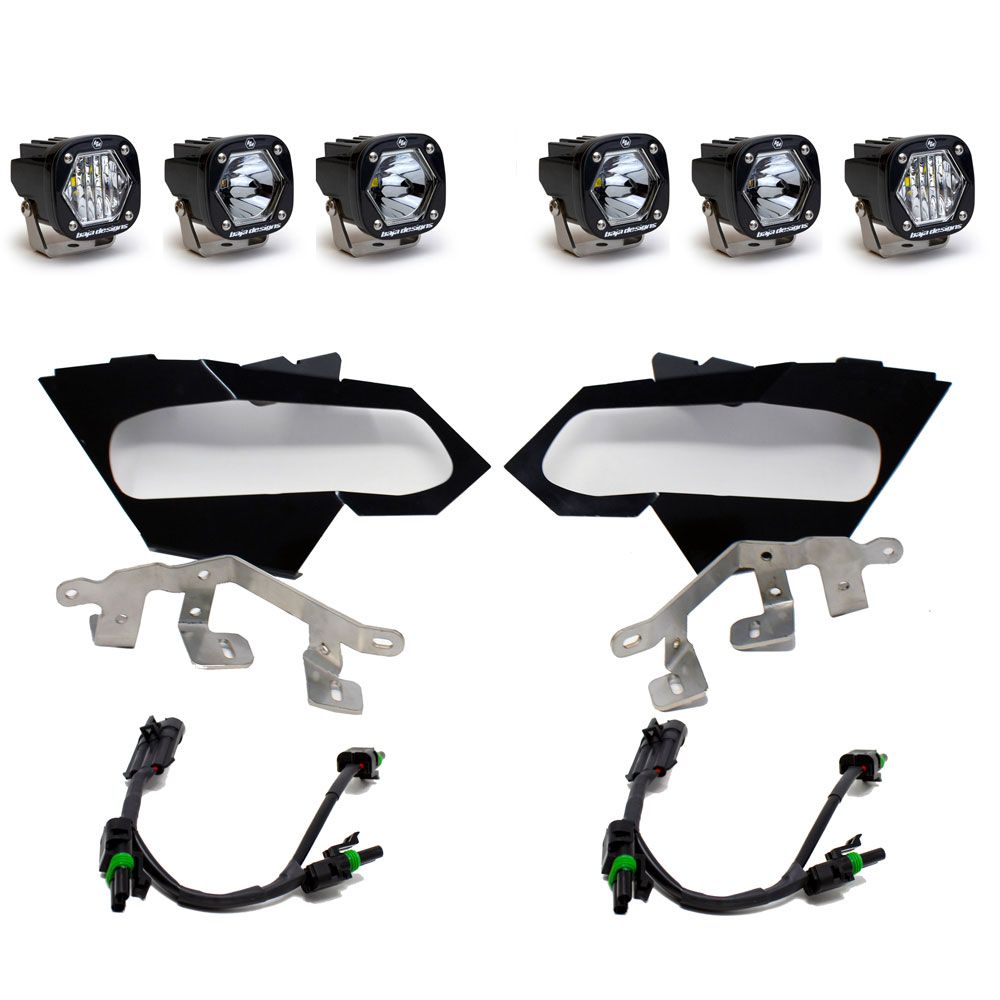 Baja Designs Headlight Kit S1 Series Multi Pattern Clear Lens 447075