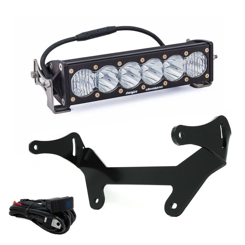 Baja Designs Shock Mount LED Light Bar OnX6+ Series Driving/Combo Pattern Clear Lens 447089