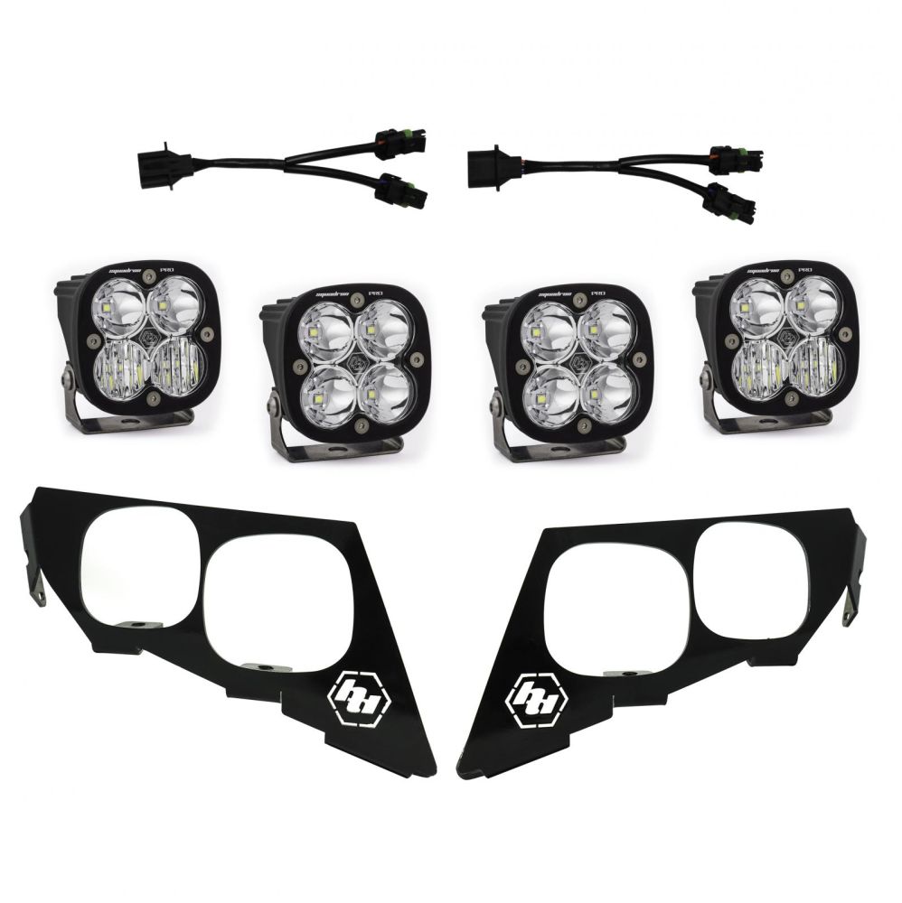 Baja Designs Headlight Kit Squadron Pro Series Multi Pattern Clear Lens 447095