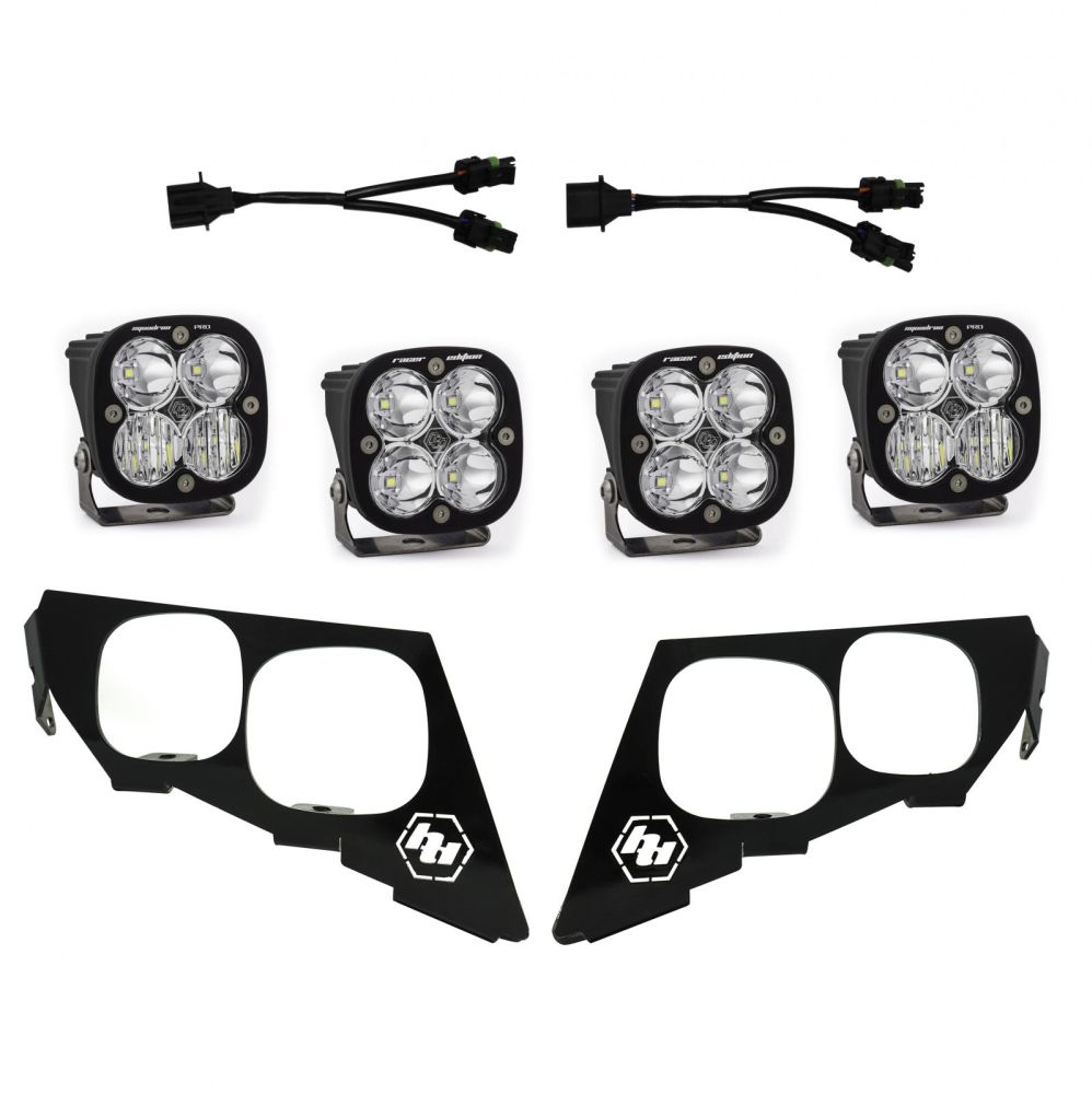Baja Designs Headlight Kit Squadron Pro / Racer Series Multi Pattern Clear Lens 447096