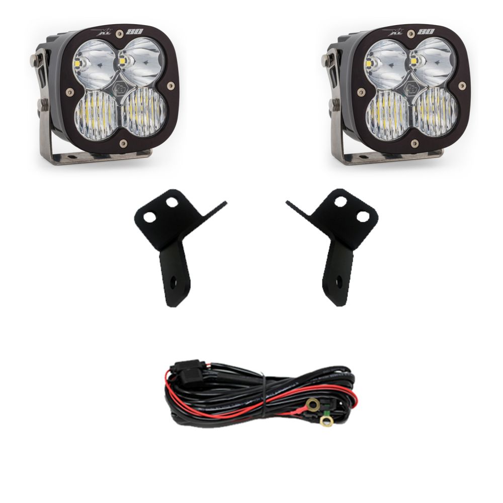Baja Designs A-Pillar Light Kit Pair XL80 Series Driving/Combo Pattern Clear Lens 447153