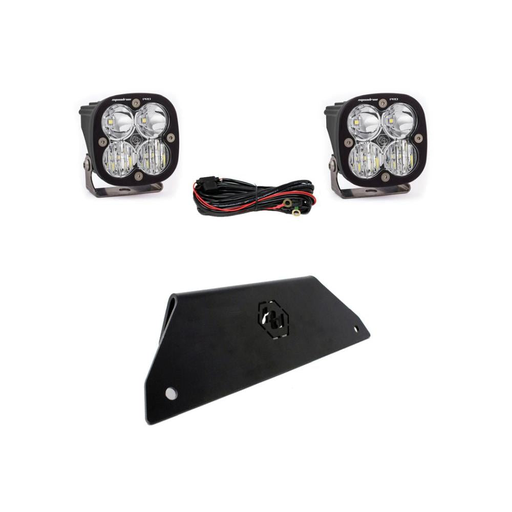 Baja Designs Lower Bumper LED Light Kit Squadron Pro Series Driving/Combo Pattern Clear Lens For Polaris RZR Pro XP 2020-2022 447171