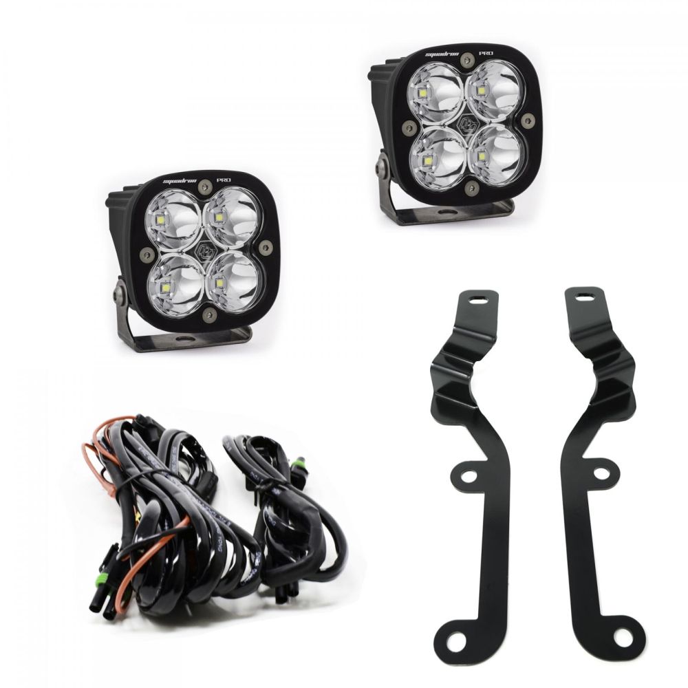 Baja Designs A-Pillar Light Kit Pair Squadron Pro Series Driving/Combo Pattern Clear Lens 447525