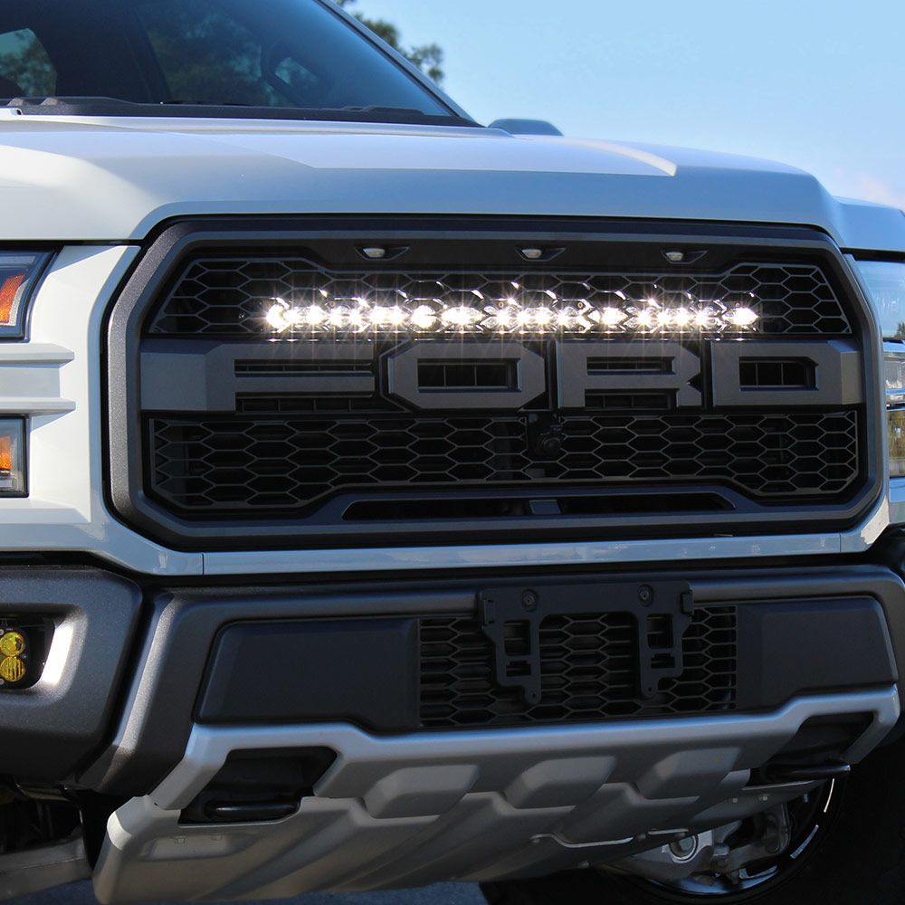 Baja Designs Upper Grille Light Bar Kit 30 inch S8 Series Driving/Combo Pattern Clear Lens For Ford F-150 Raptor 2017-2020 447561