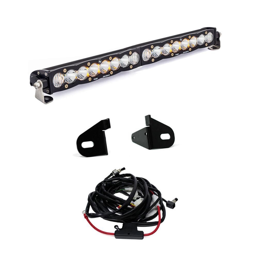 Baja Designs Grille Light Bar Kit 20 inch S8 Series Driving/Combo Pattern Clear Lens 447611