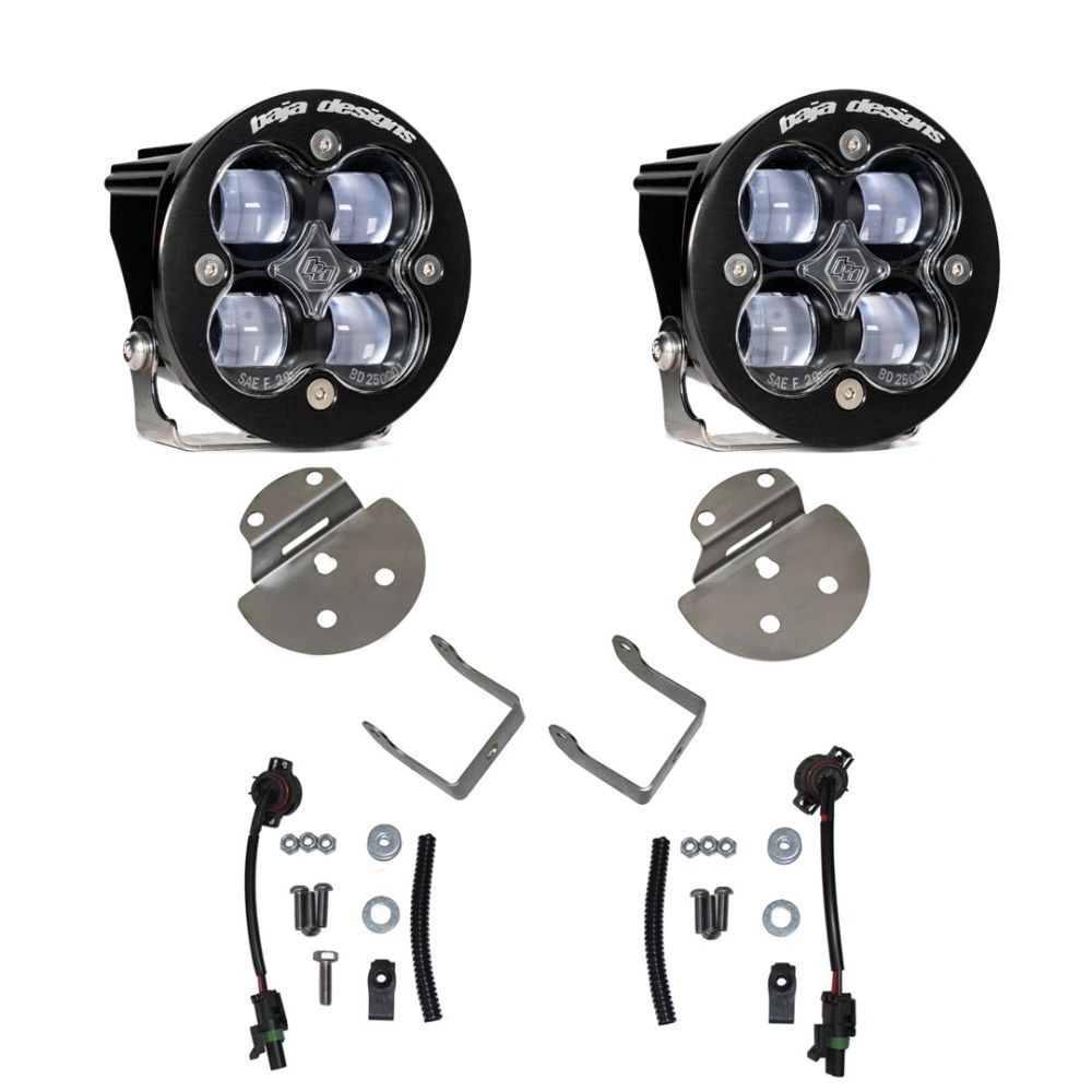 Baja Designs Fog Pocket Light Kit Squadron Series SAE Pattern Clear Lens 447615