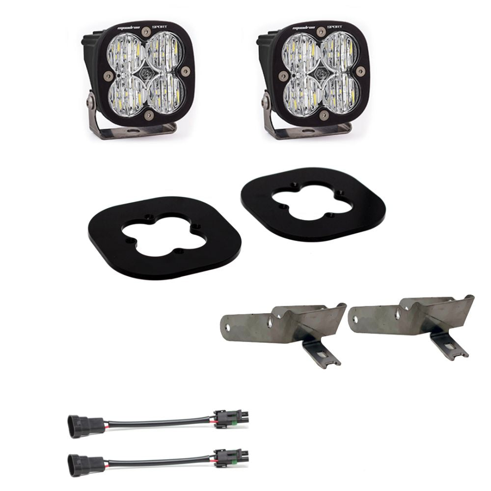 Baja Designs Fog Pocket Light Kit Squadron Pro Series Wide Cornering Pattern Clear Lens 447631