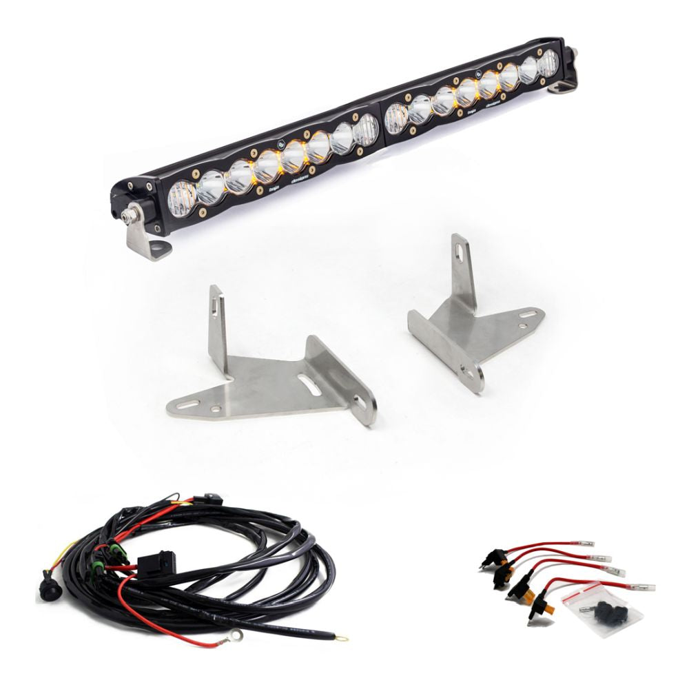 Baja Designs Grille Light Bar Kit 20 inch S8 Series Driving/Combo Pattern Clear Lens 447662
