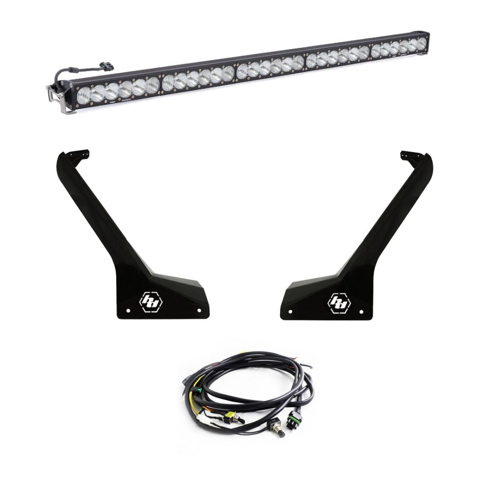 Baja Designs Roof LED Light Bar Kit 50 inch OnX6+ Series Driving/Combo Pattern Clear Lens Toggle Wiring 447666