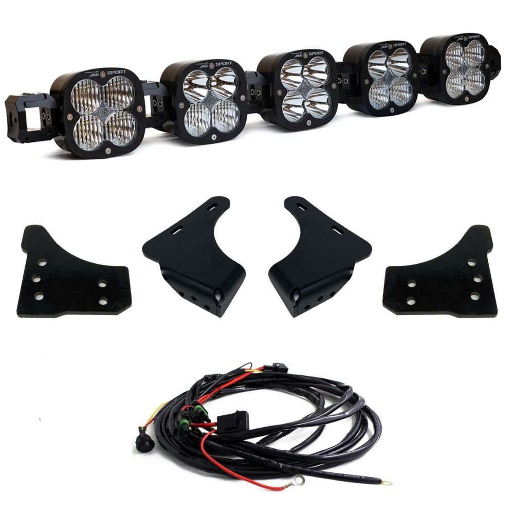 Baja Designs Bumper LED Light Kit XL Linkable Series Multi Pattern Clear Lens Toggle Wiring 447691