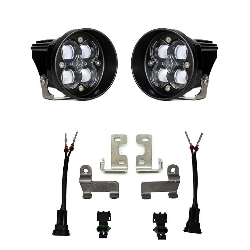 Baja Designs Fog Pocket Light Kit Squadron-R Series SAE Pattern Clear Lens 447703