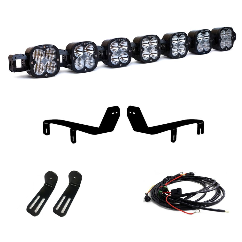 Baja Designs Bumper LED Light Kit XL Linkable Series Multi Pattern Clear Lens Toggle Wiring 447744