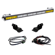 Baja Designs Roof Light Bar Kit Dual Control 50 inch OnX6 Series Multi Pattern Clear / Baja Amber Lens Upfitter Wiring 447759UP