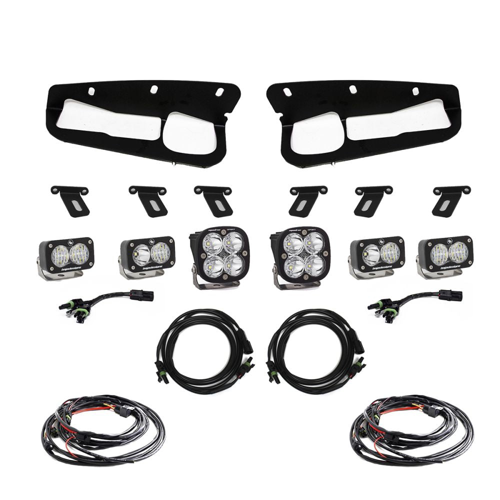 Baja Designs Fog Pocket Light Kit S2 Sport Series Multi Pattern Clear Lens Toggle Wiring 447760