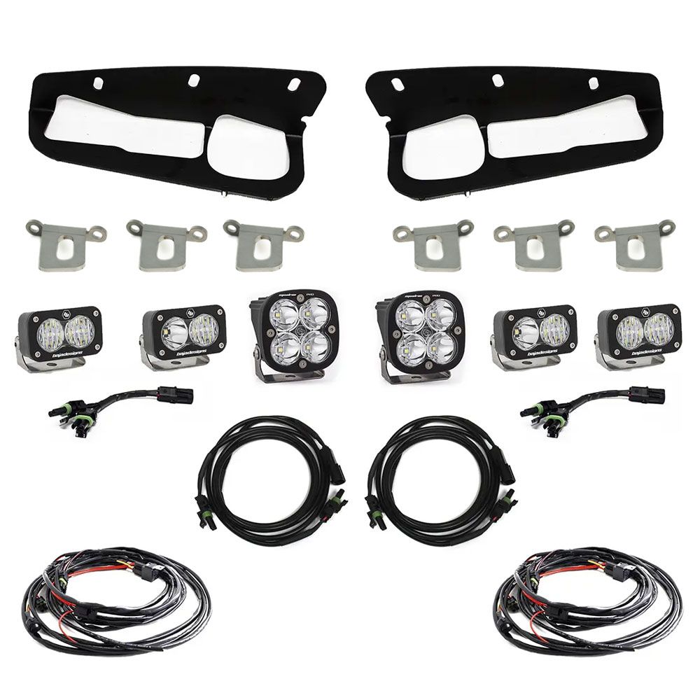 Baja Designs Fog Pocket Light Kit Dual S2 Series Multi Pattern Clear Lens Toggle Wiring 447763