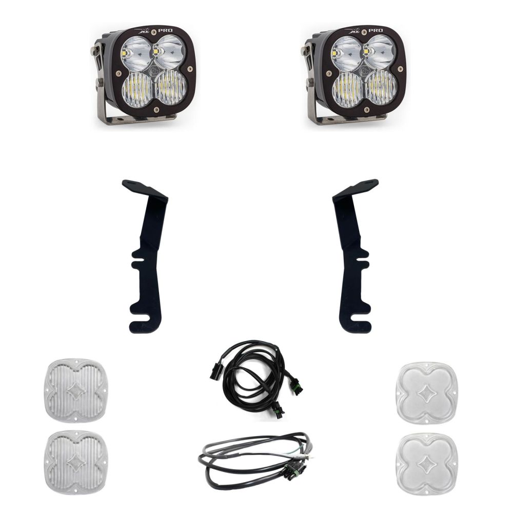 Baja Designs A-Pillar Light Kit Pair XL Pro Series Driving/Combo Pattern Clear Lens 447773
