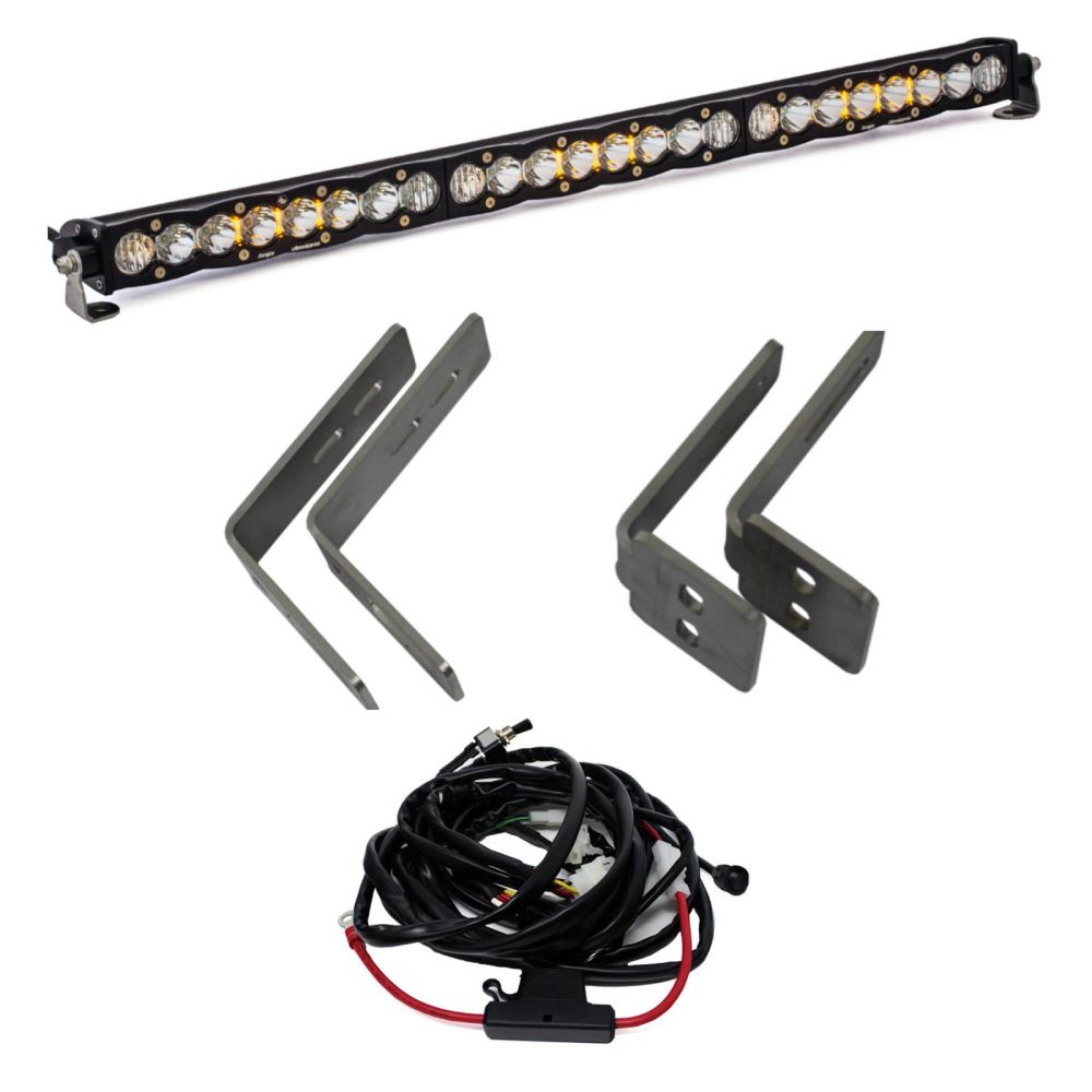 Baja Designs Upper Grille Light Bar Kit 20 inch S8 Series Driving/Combo Pattern Clear Lens 447792