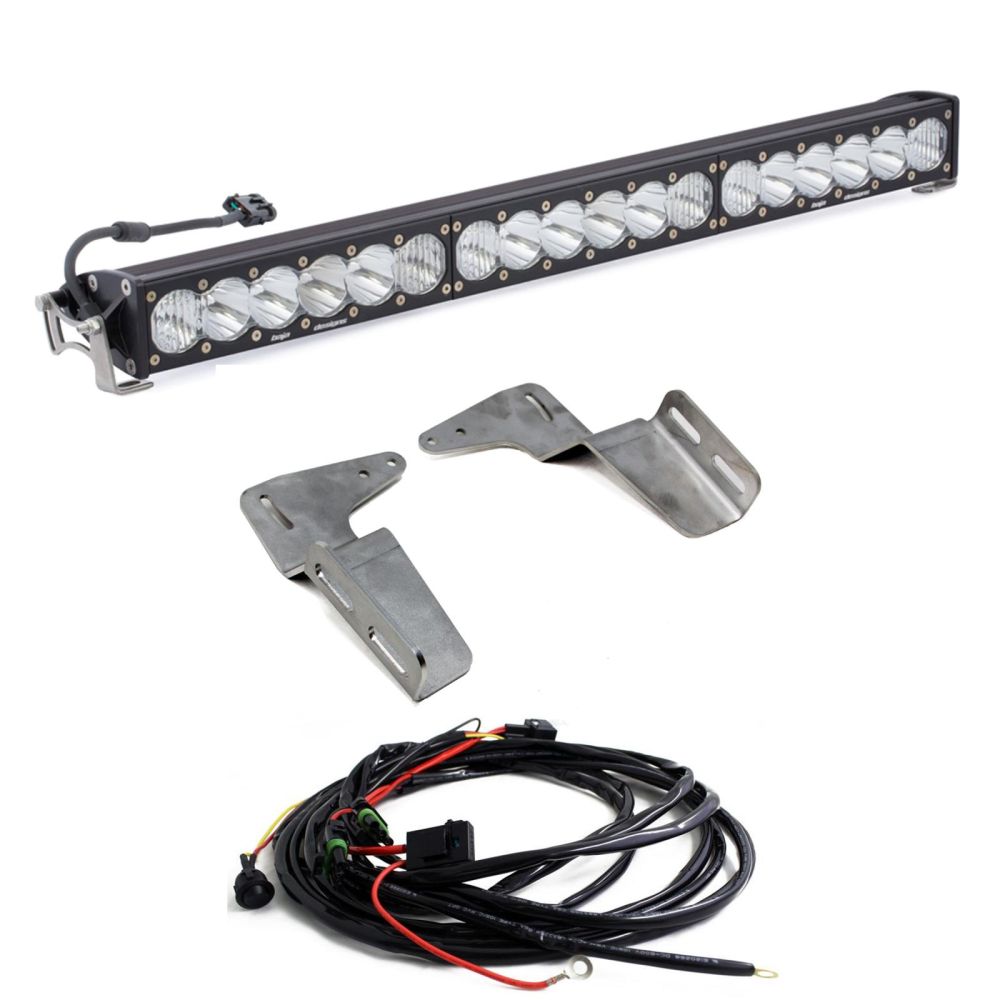 Baja Designs Bumper LED Light Kit 30 inch OnX6+ Series Driving/Combo Pattern Clear Lens 447802