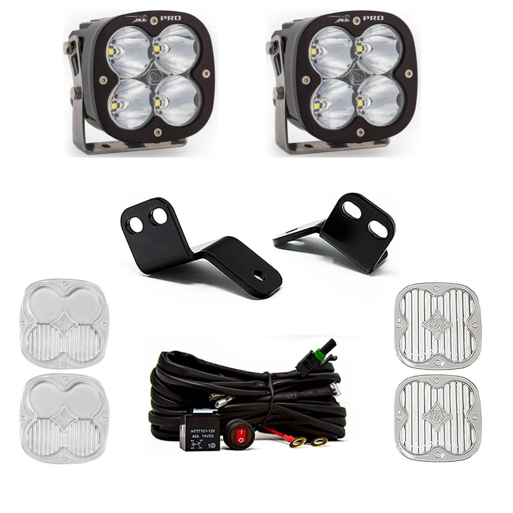 Baja Designs A-Pillar Light Kit Pair XL Pro Series Driving/Combo Pattern Clear Lens 447823