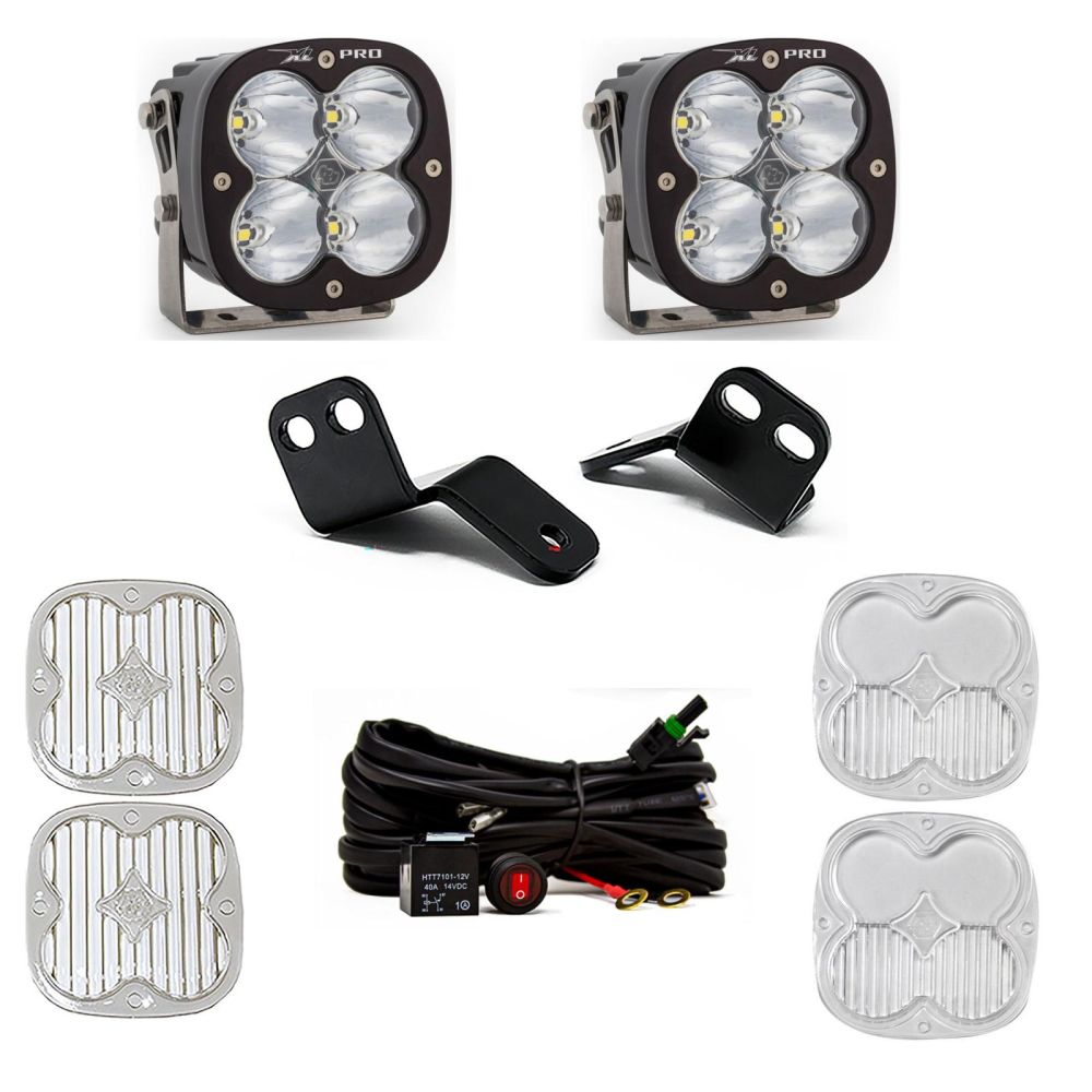 Baja Designs A-Pillar Light Kit Pair XL Pro Series Driving/Combo Pattern Clear Lens 447830