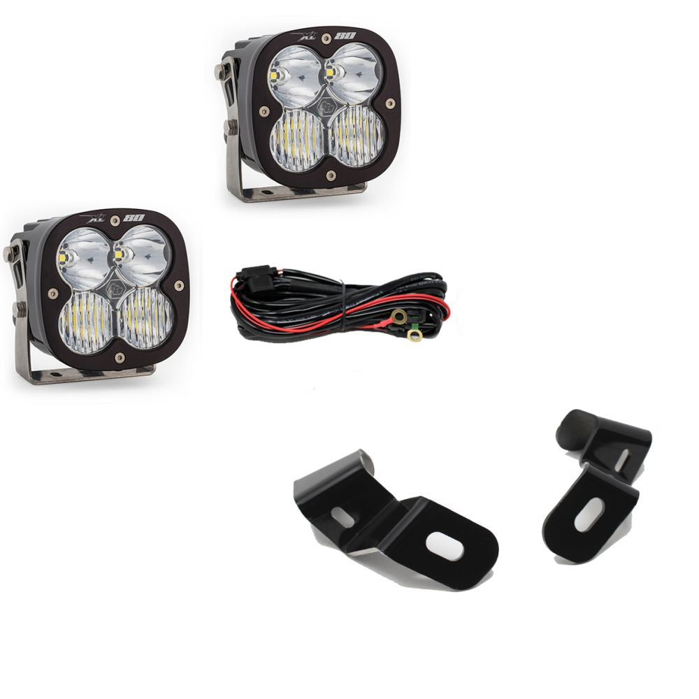 Baja Designs A-Pillar Light Kit Pair XL80 Series Driving/Combo Pattern Clear Lens 448041
