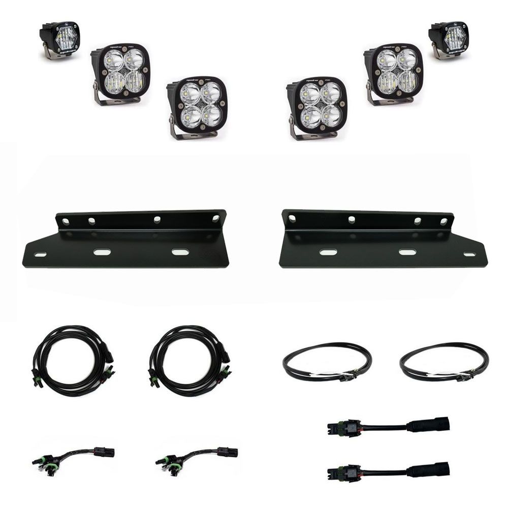 Baja Designs Fog Pocket Light Kit S1 Series Multi Pattern Clear Lens For Ford F-150 Raptor 2021-2023 448056