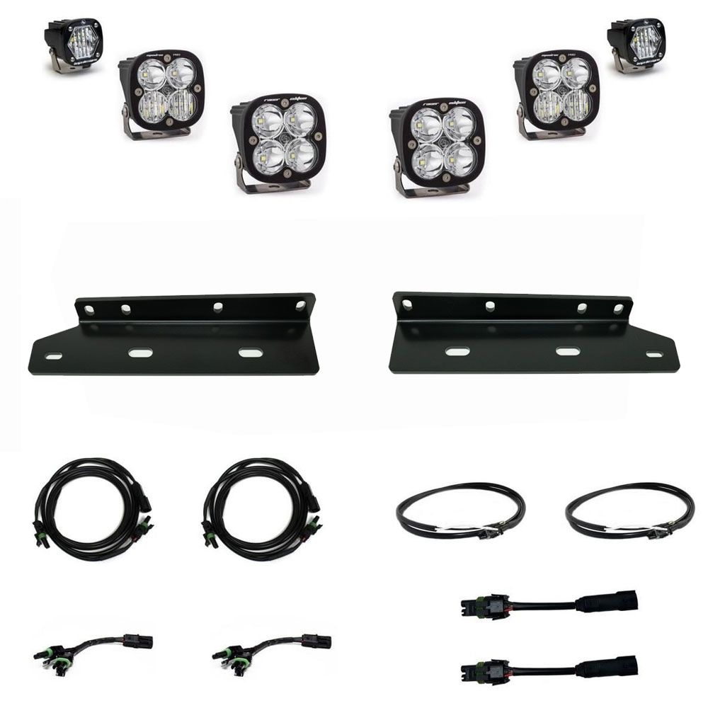Baja Designs Fog Pocket Light Kit S1 Series Multi Pattern Clear Lens For Ford F-150 Raptor 2021-2023 448057