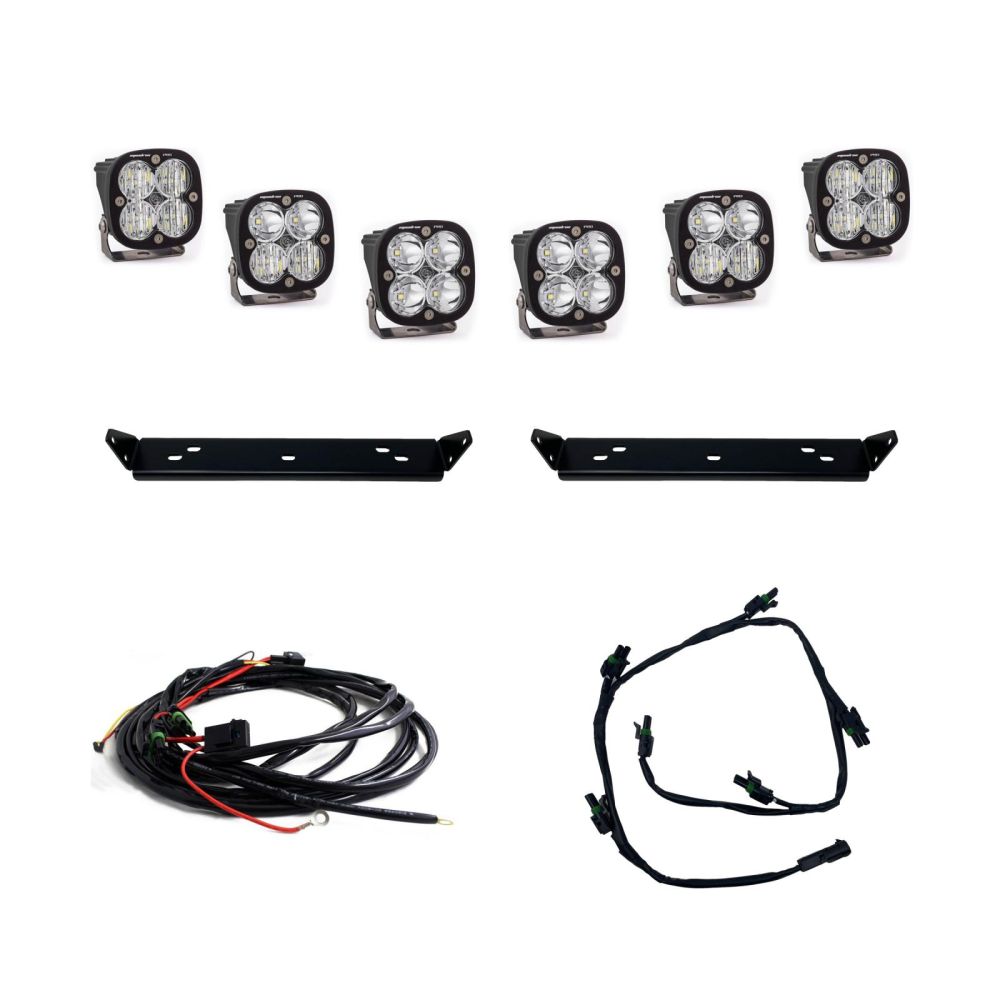 Baja Designs Behind Grille Light Kit Squadron Pro Series Multi Pattern Clear Lens 448062