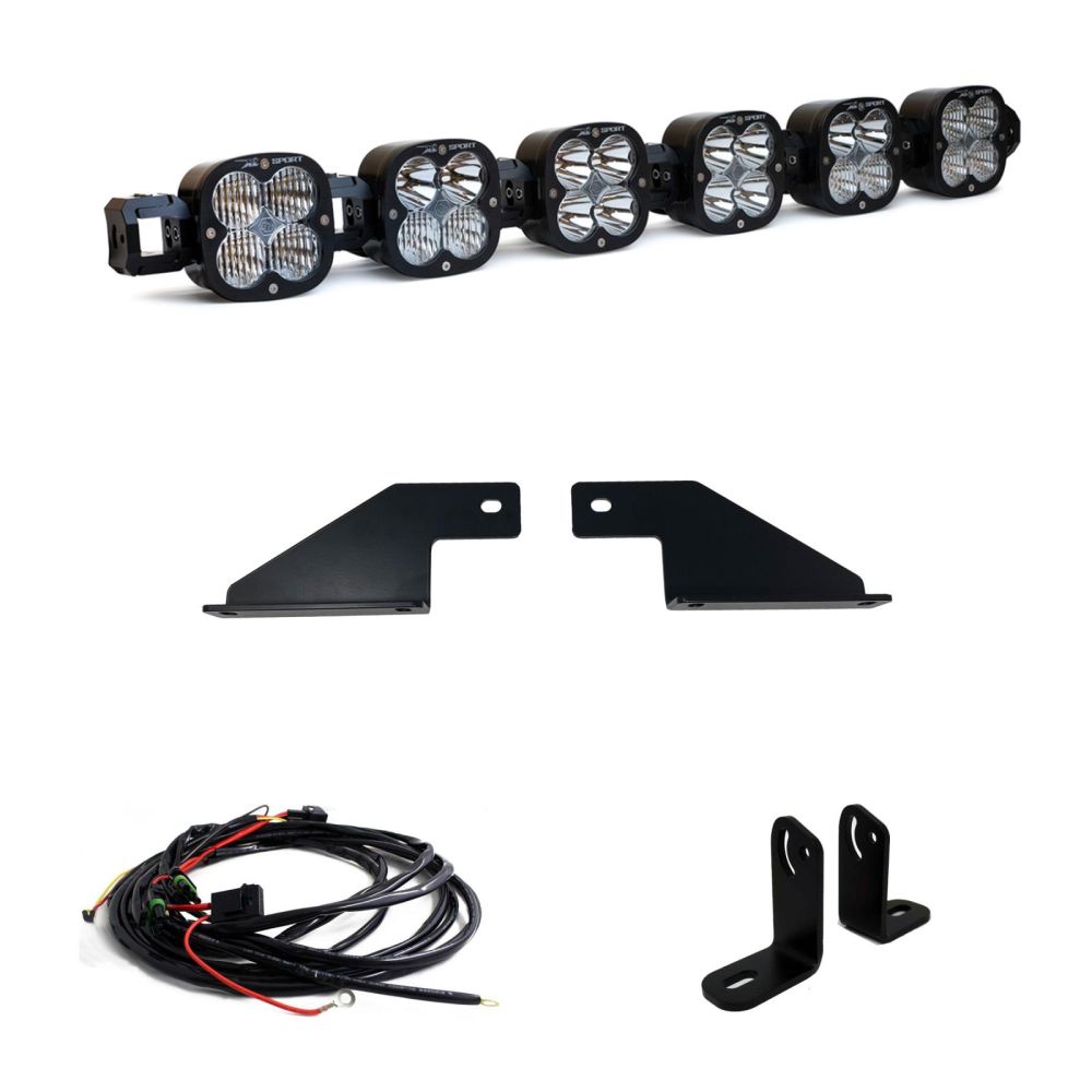 Baja Designs Bumper LED Light Kit XL Linkable Series Multi Pattern Clear Lens For Ford F-150 Raptor 2021-2024 448067
