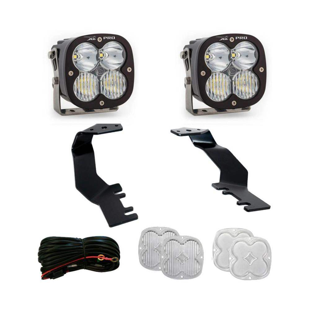 Baja Designs A-Pillar Light Kit Pair XL Pro Series Driving/Combo Pattern Clear Lens 448073