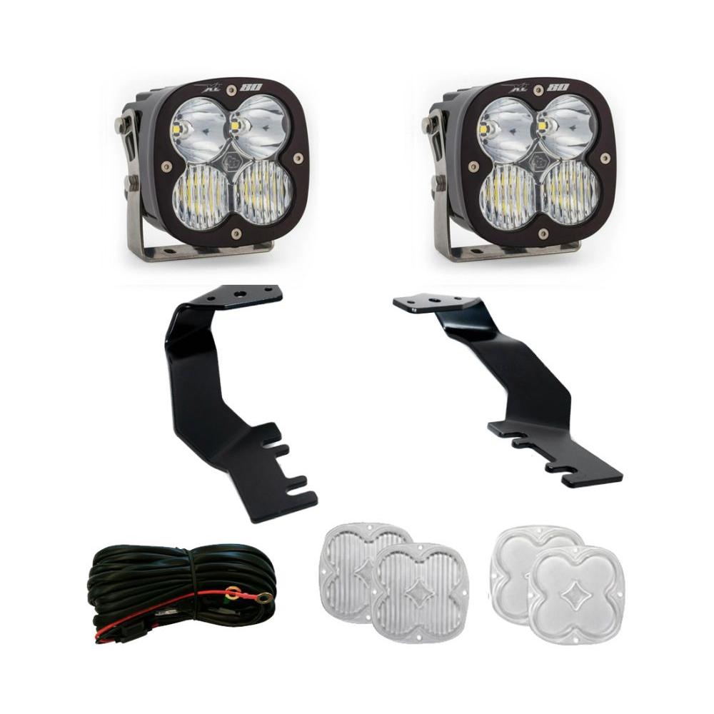 Baja Designs A-Pillar Light Kit Pair XL80 Series Driving/Combo Pattern Clear Lens 448074