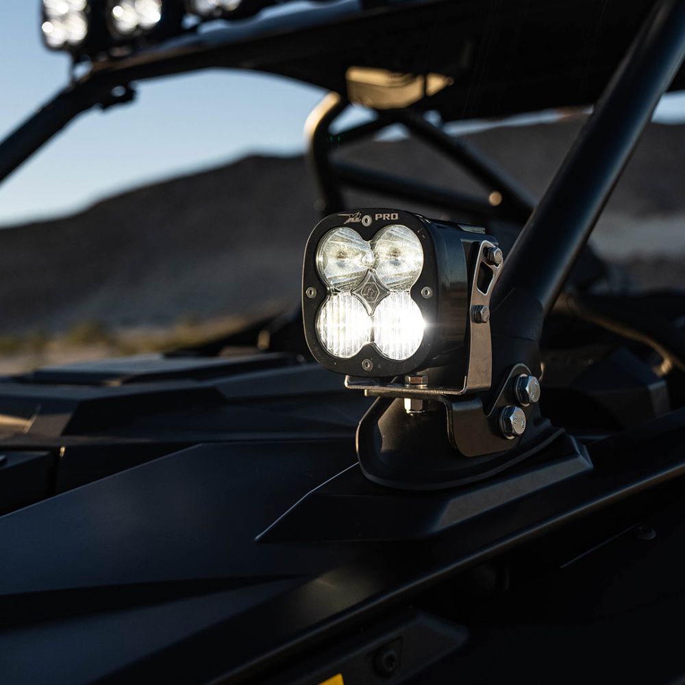 Baja Designs A-Pillar Light Kit Pair XL Pro Series Driving/Combo Pattern Clear Lens 448104