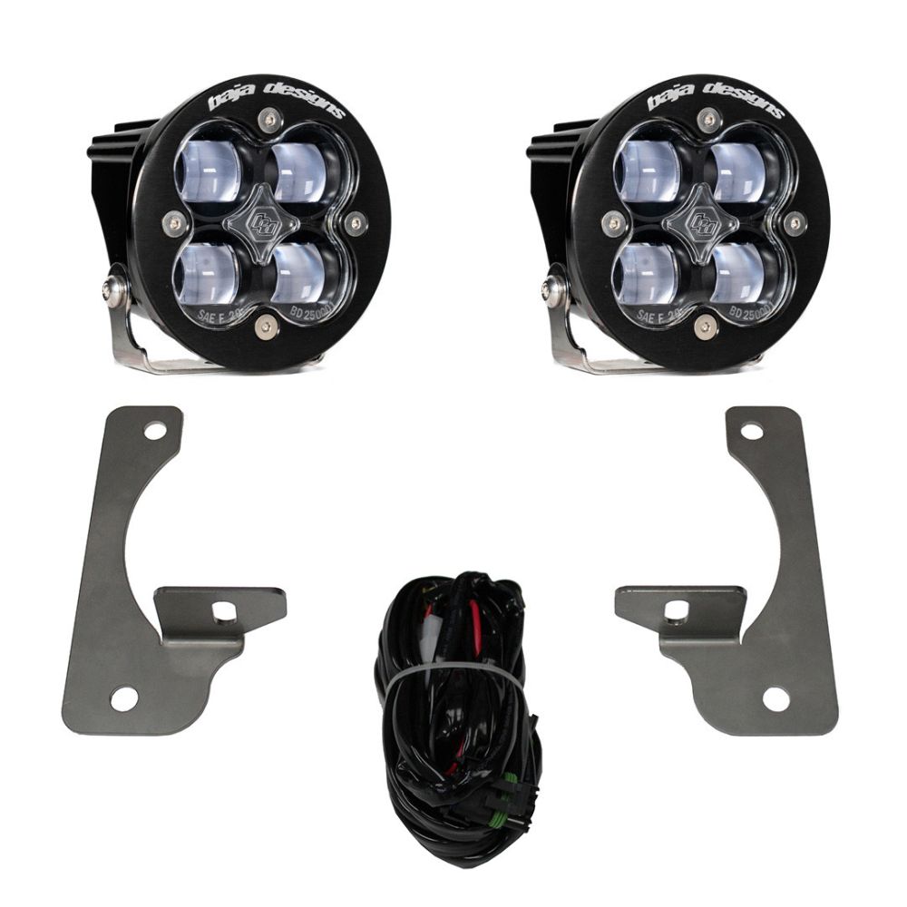 Baja Designs Fog Pocket Light Kit Squadron-R Series SAE Pattern Clear Lens 448144