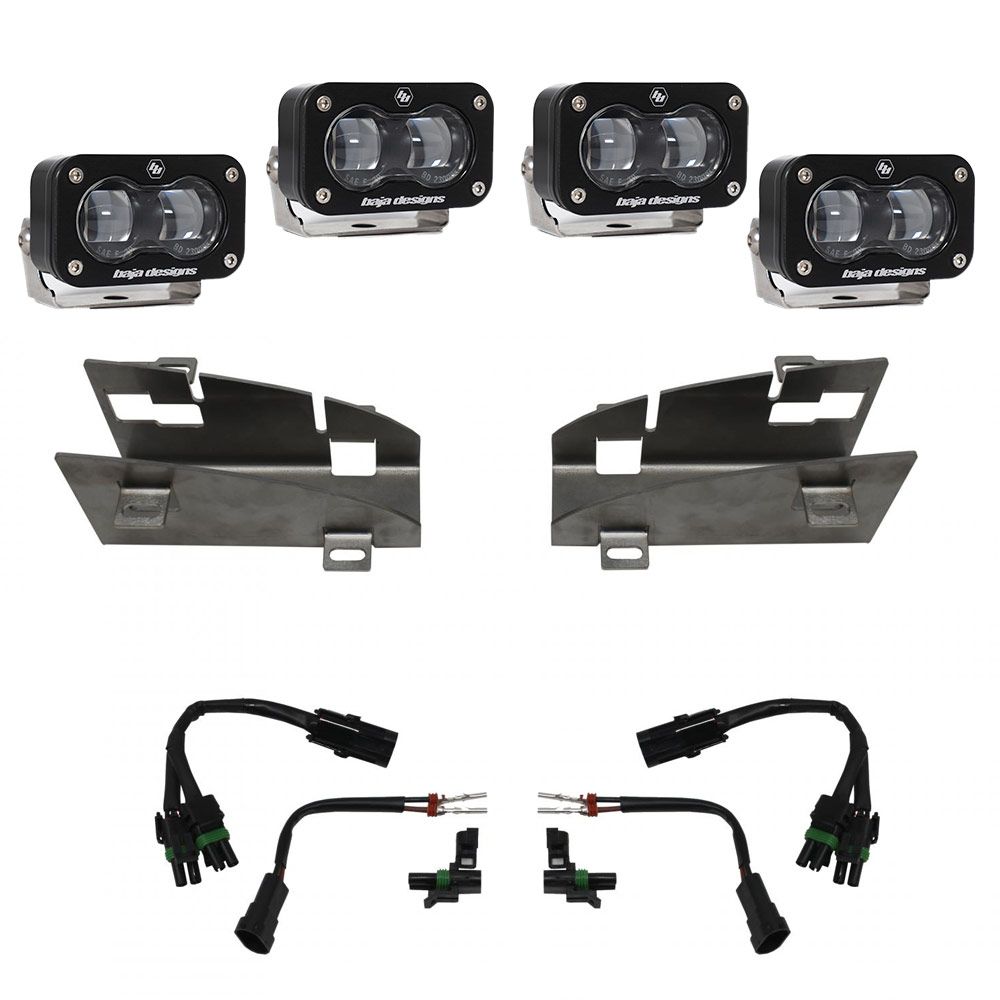 Baja Designs Fog Pocket Light Kit S2 SAE Series Clear Lens 448164