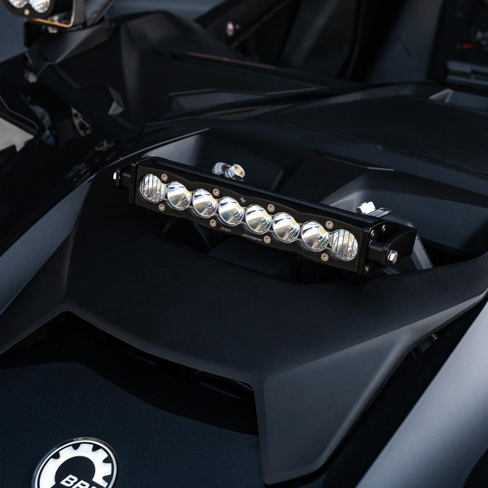 Baja Designs Shock Tower Light Kit 10 inch S8 Series Driving/Combo Pattern Clear Lens For Can-Am Maverick R 2024 448195