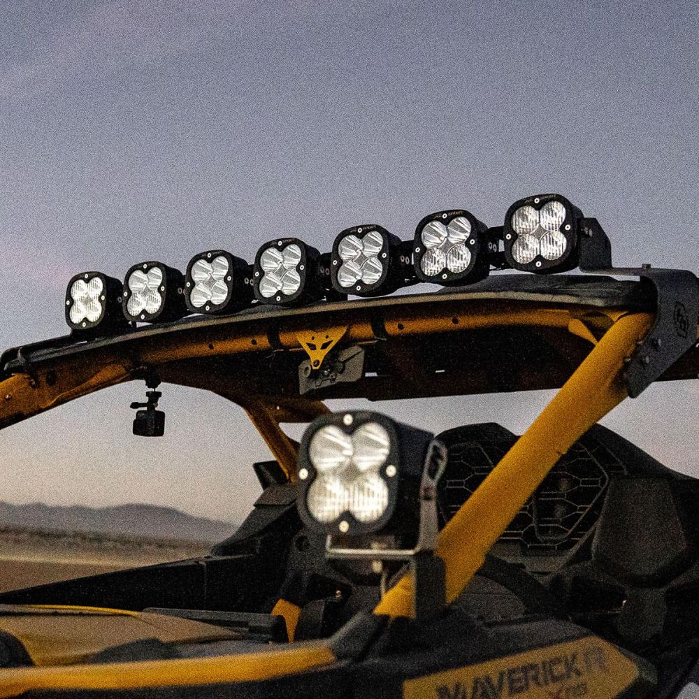 Baja Designs Roof Light Bar Kit 7 XL Linkable Series Multi Pattern Clear Lens For Can-Am Maverick R 2024 448200