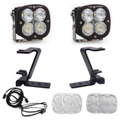 Baja Designs A-Pillar Light Kit Pair XL Sport Series Driving/Combo Pattern Clear Lens Upfitter Wiring 448210UP