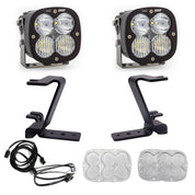 Baja Designs A-Pillar Light Kit Pair XL80 Series Driving/Combo Pattern Clear Lens Upfitter Wiring 448212UP