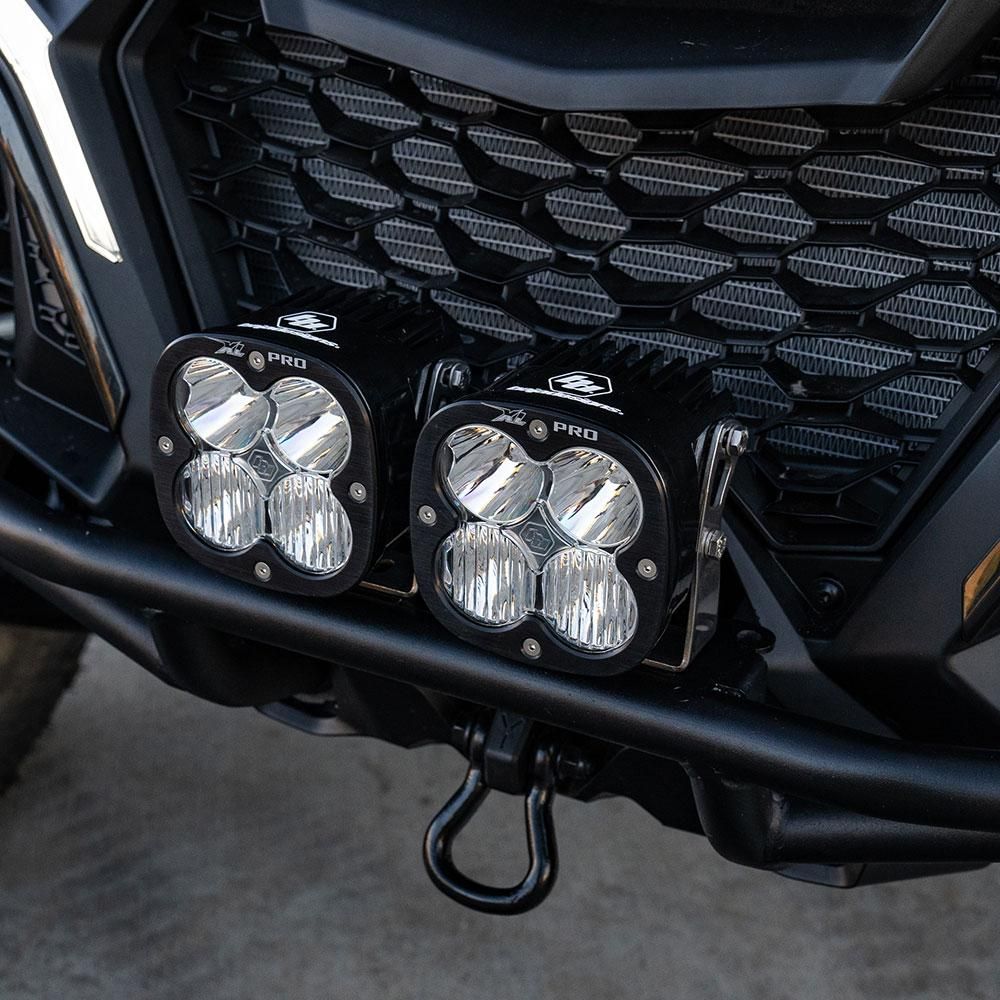 Baja Designs Pre-Runner Bumper LED Light Kit XL Pro Series Driving/Combo Pattern Clear Lens For Can-Am Maverick R 2024 448215