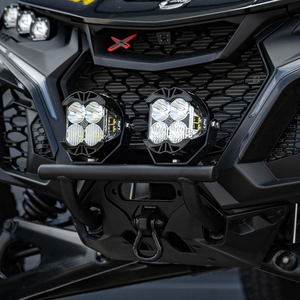 Baja Designs Push Bar Bumper Light Kit LP4 Series Driving/Combo Pattern Clear Lens For Can-Am Maverick R 2024 448220