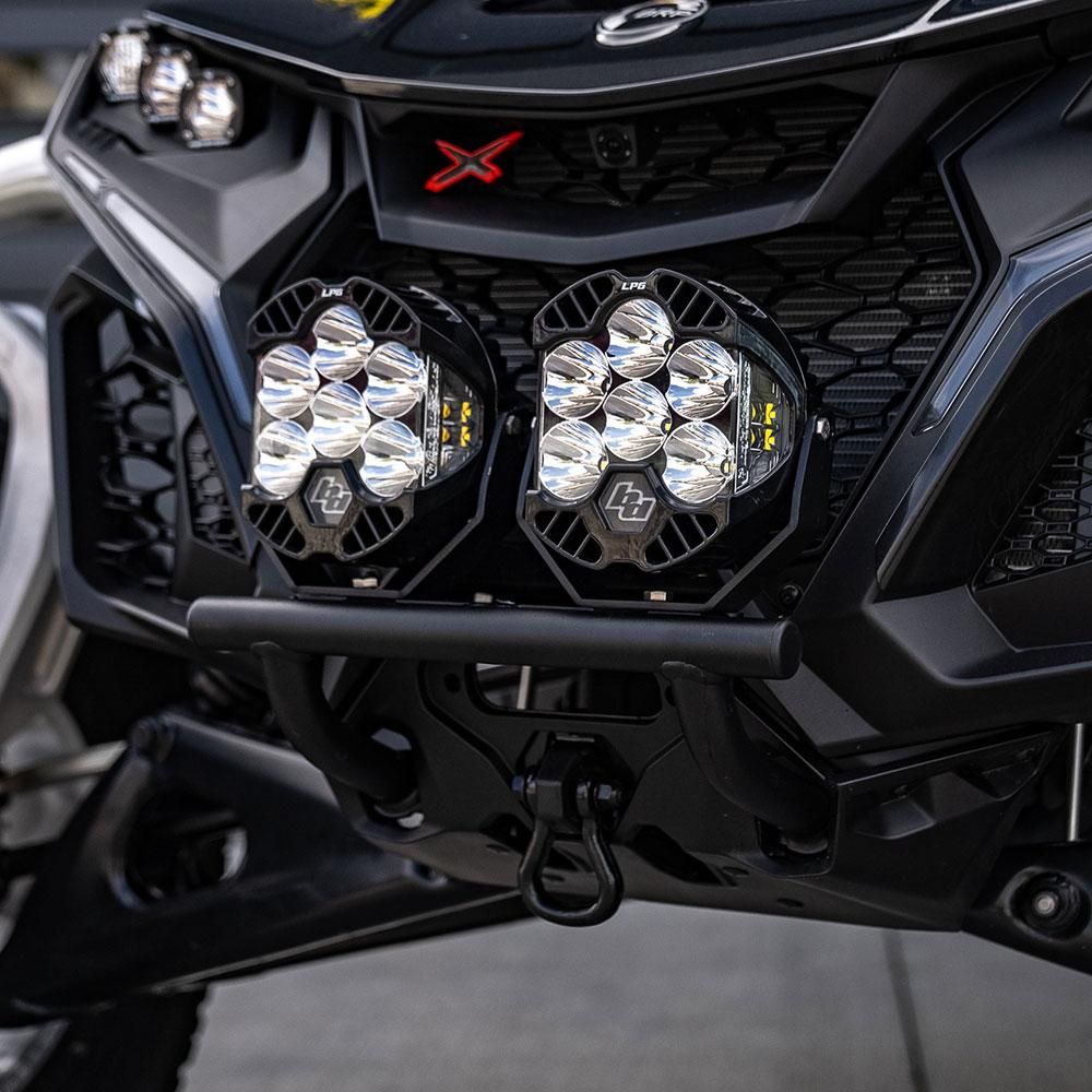 Baja Designs Push Bar Bumper Light Kit LP6 Series Driving/Combo Pattern Clear Lens For Can-Am Maverick R 2024 448221