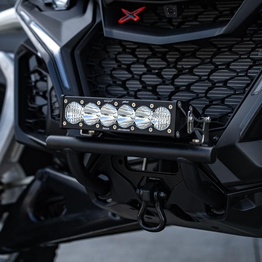 Baja Designs Push Bar Bumper Light Bar Kit 10 inch OnX6+ Series Driving/Combo Pattern Clear Lens For Can-Am Maverick R 2024 448222
