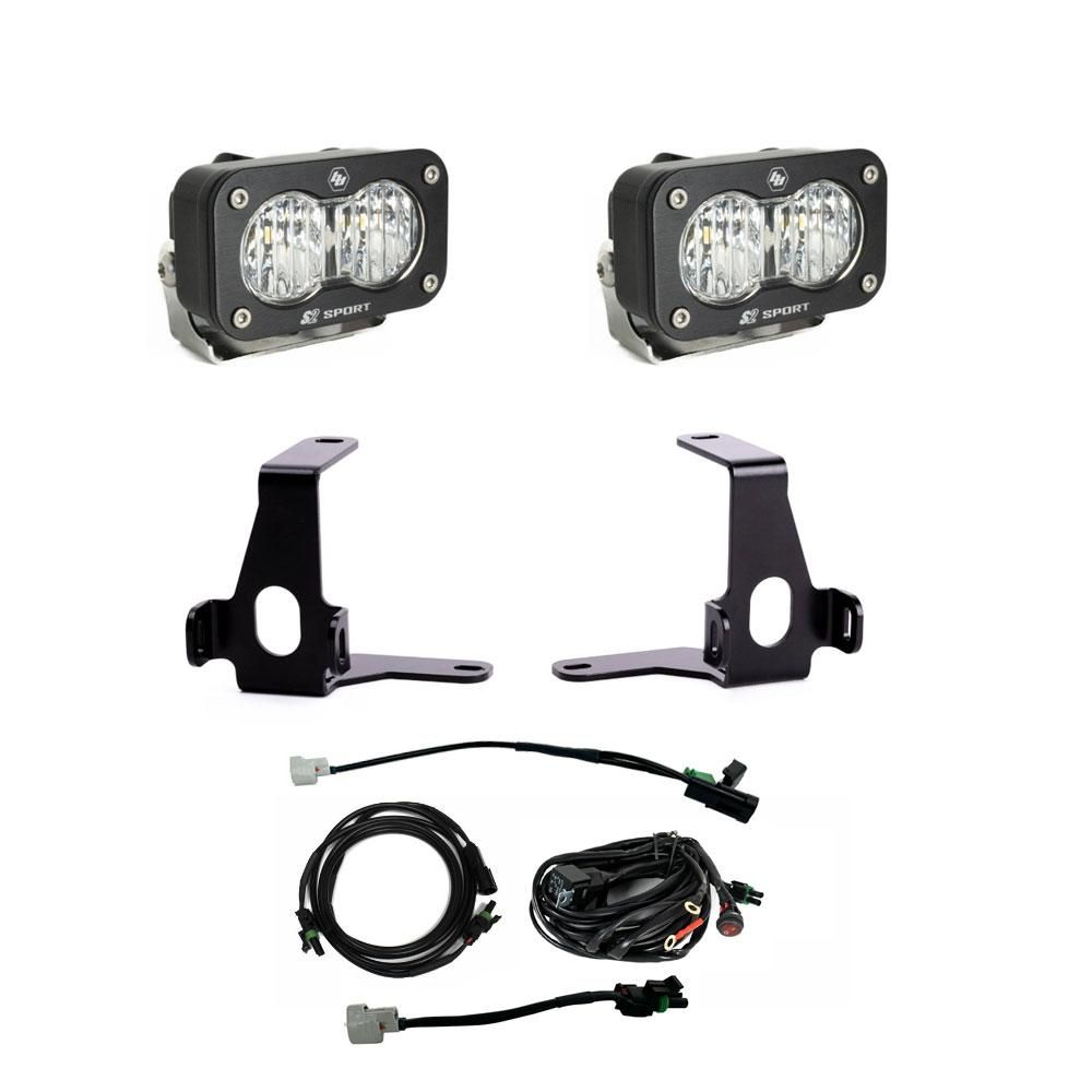 Baja Designs Reverse Light Kit S2 Sport Series Wide Cornering Pattern Clear Lens Toggle Wiring 448247