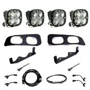 Baja Designs Fog Pocket Light Kit Dual Squadron Pro Series Multi Pattern Clear Lens Upfitter Wiring 448256UP