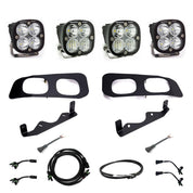Baja Designs Fog Pocket Light Kit Squadron Sport Series Multi Pattern Clear Lens Upfitter Wiring 448257UP