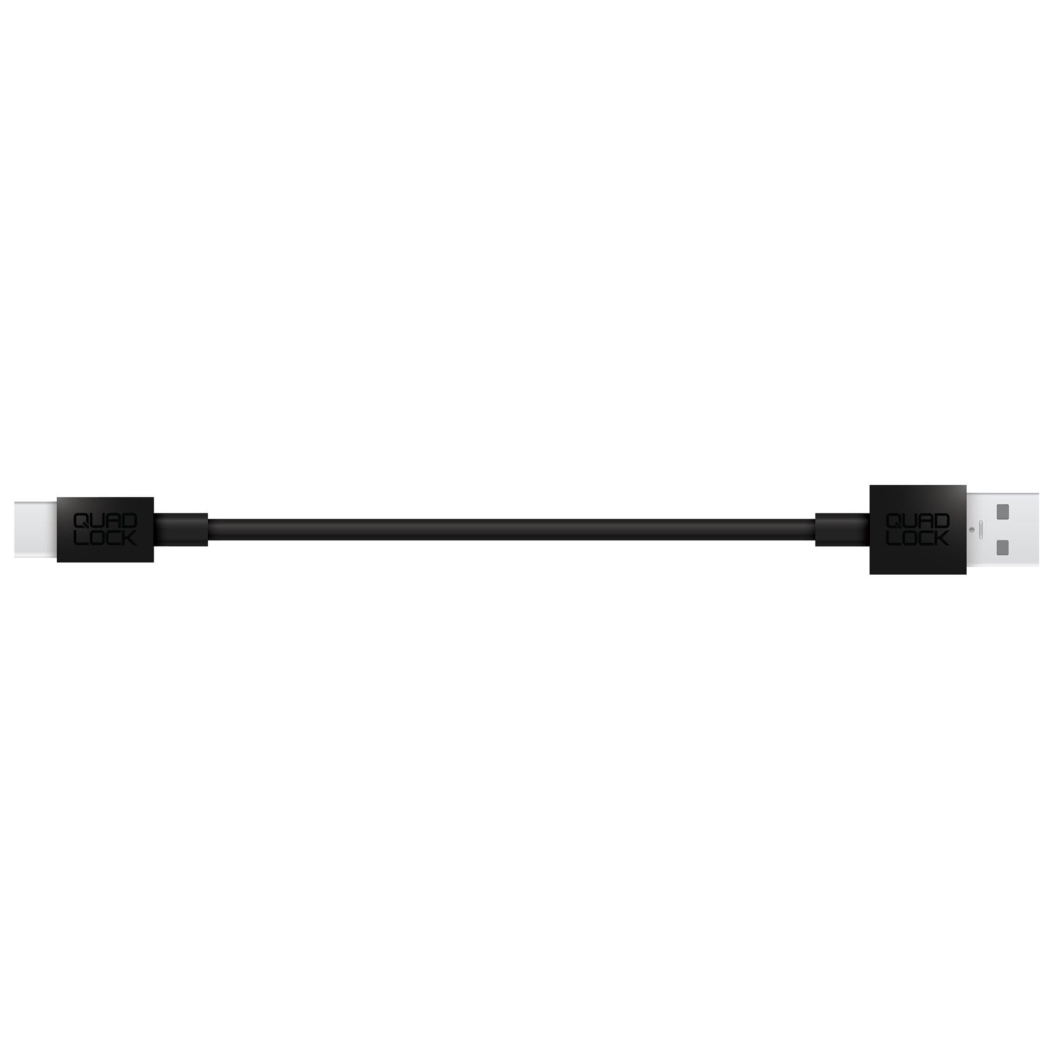 Quad Lock USB-A To USB-C Cable - 2M QLA-USB-2000C