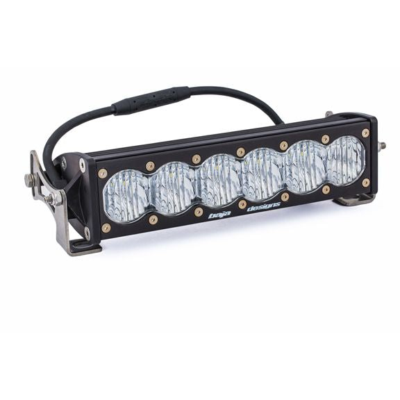 Baja Designs LED Light Bar 10 inch OnX6 Series Wide Cornering Pattern Clear Lens Universal 451004