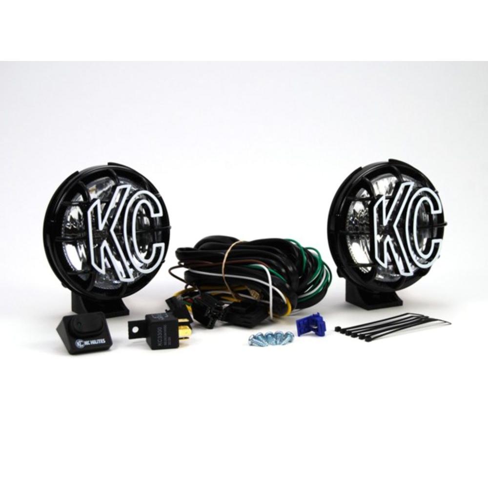 KC HiLiTES 5" Apollo Pro Halogen - 2-Light System - 55W Spread Beam 451