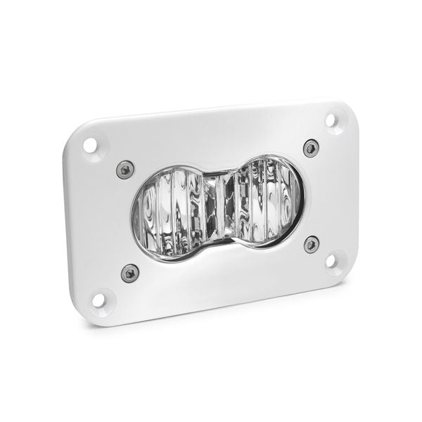 Baja Designs Auxiliary LED Light Pod Each White Flush Mount S2 Pro Series Wide Cornering Pattern Clear Lens Universal 481005WT