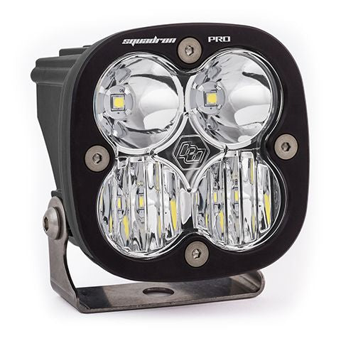 Baja Designs Auxiliary LED Light Pod Each Black Case Squadron Pro Series Driving/Combo Pattern Clear Lens Universal 490003